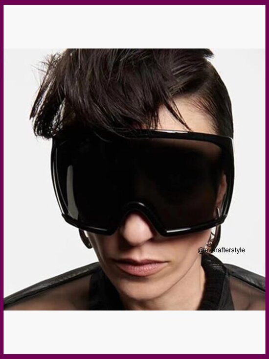 Wrap Around Oversized Sunglasses Polarized UV Protection